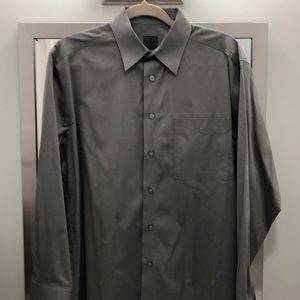Grey Calvin Klein dress shirt 15 1/2 32/33